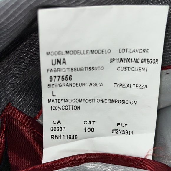 Jones New York, Size Large, very good used cond, 2 Button Closure 100% Cotton - Picture 9 of 11